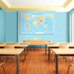 Стенд Физическая карта мира 2867