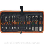 НАБОР ПРОСЕЧЕК 12ШТ.3,0-19,0ММ (В СУМКЕ) (АВТОDЕЛО) (40412)
