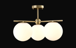 Люстра Crystal Lux FELIZ SP-PL3 BRONZE/WHITE