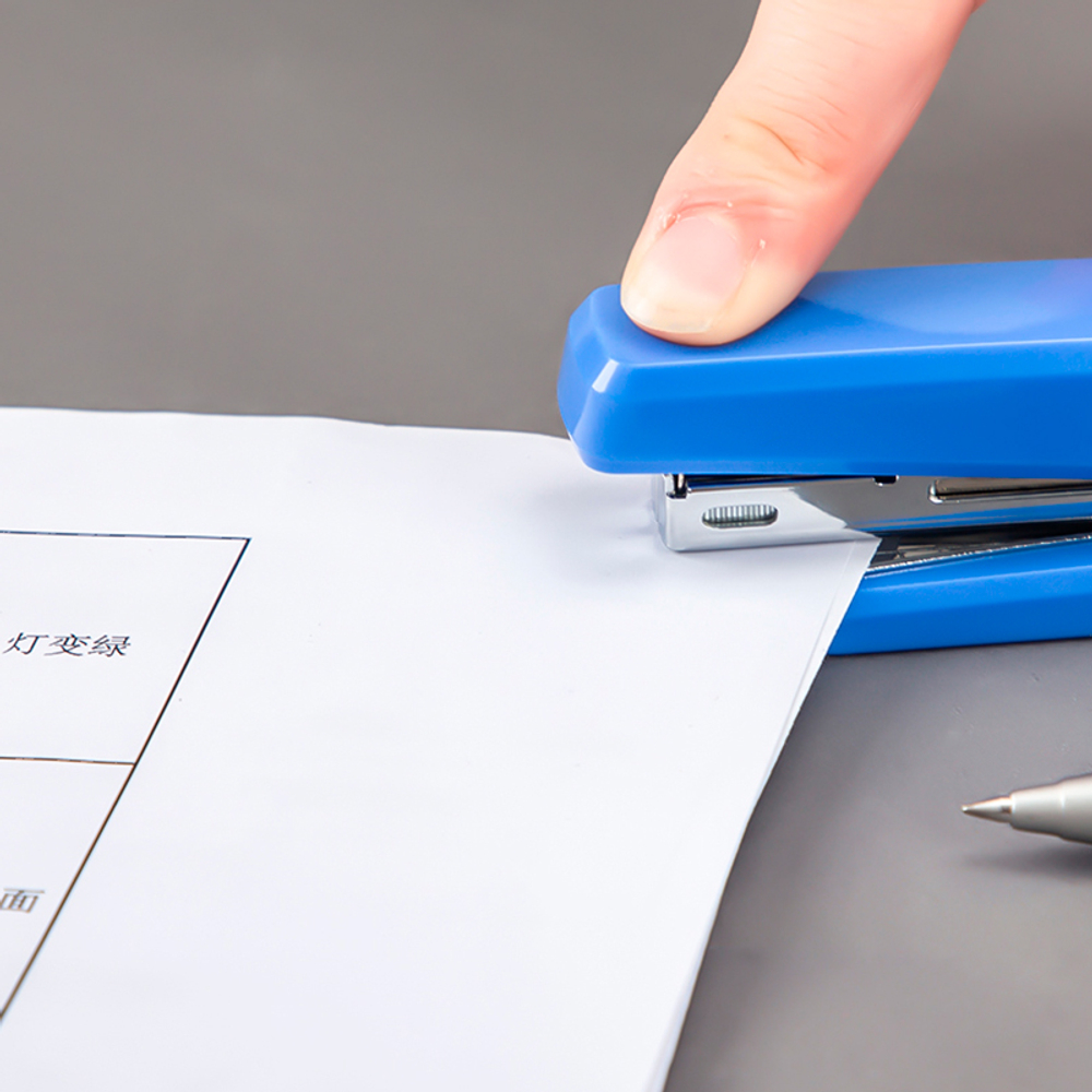 Степлер металлический DELI "0316" до 25 листов, ассорти