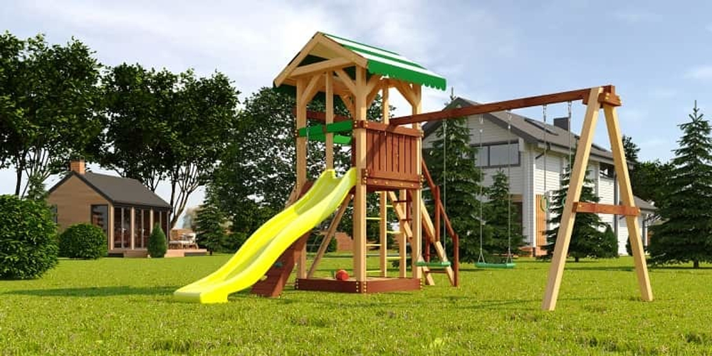 Деревянная детская площадка Савушка "4 сезона" - 4