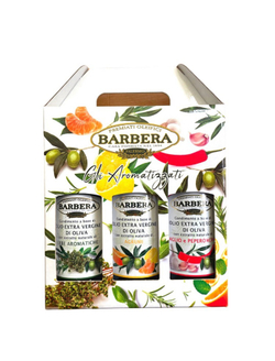 НАБОР ОЛИВКОВЫХ МАСЕЛ BARBERA 3*250 мл, Италия
