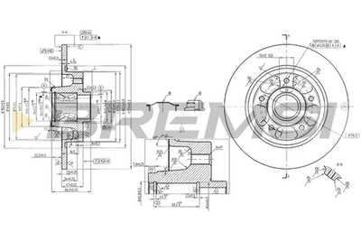 BREMSI - CD7731S-BMS - Brake Disc