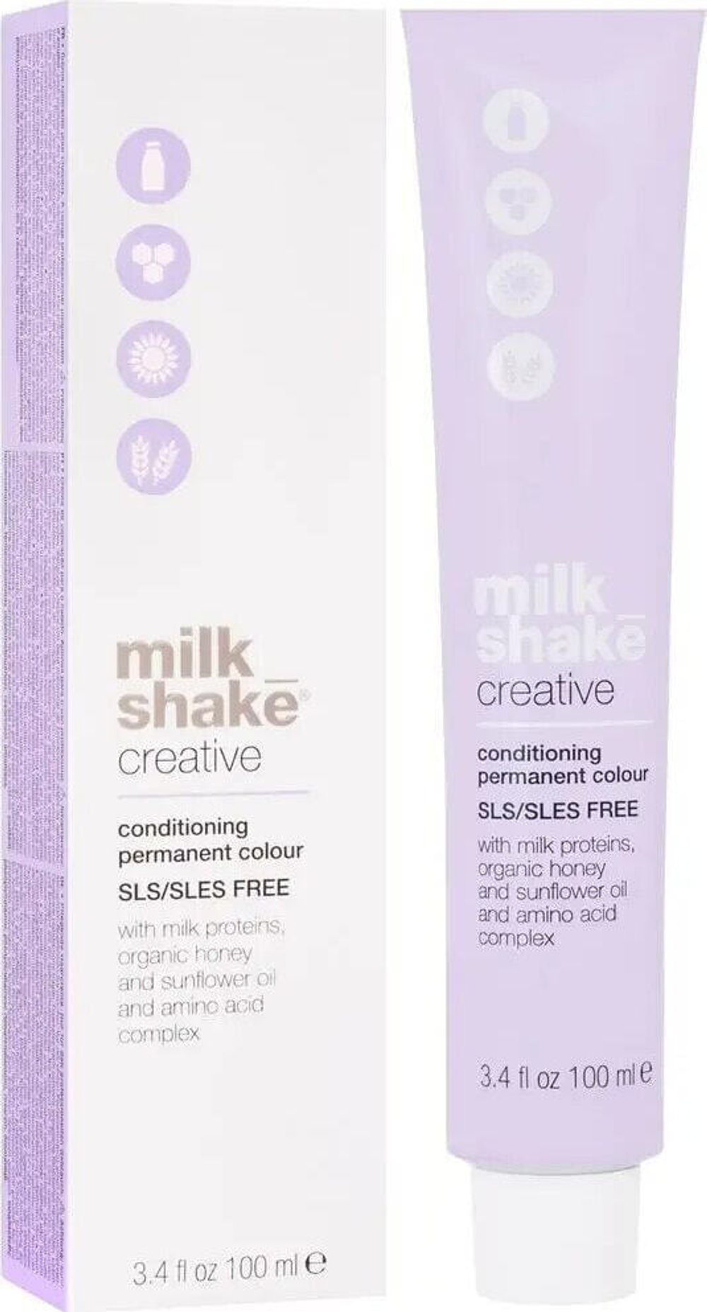 Milk Shake Milk Shake, Creative, SLS/SLES-Free, Permanent Hair Dye, 5.55M Mahogany Light Brown, 100 ml For Women