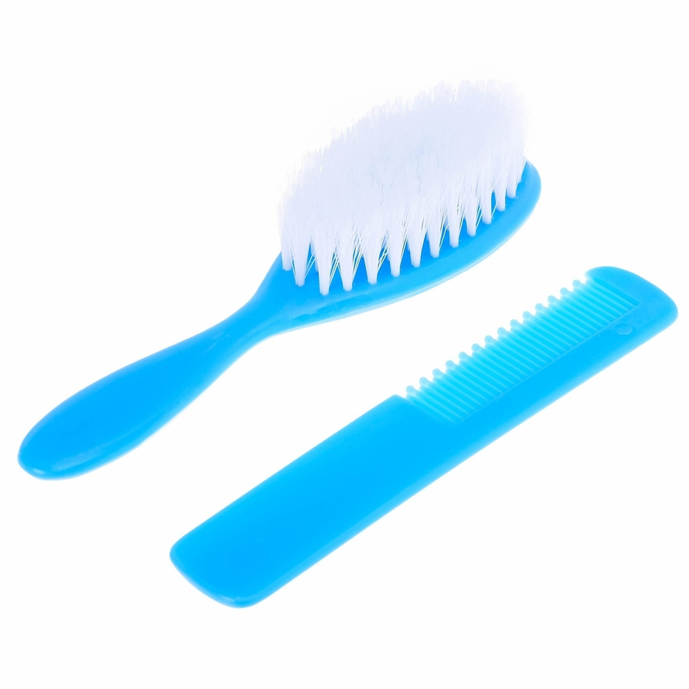 Расчёска детская + массажная щётка для волос «Наш сыночек», от 0 мес. 3285061