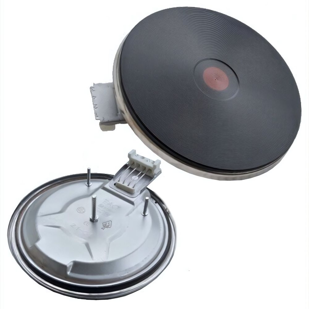 Эл.конфорка чугунная ЭКЧЭ НР-F180A0W, 230V с ободом