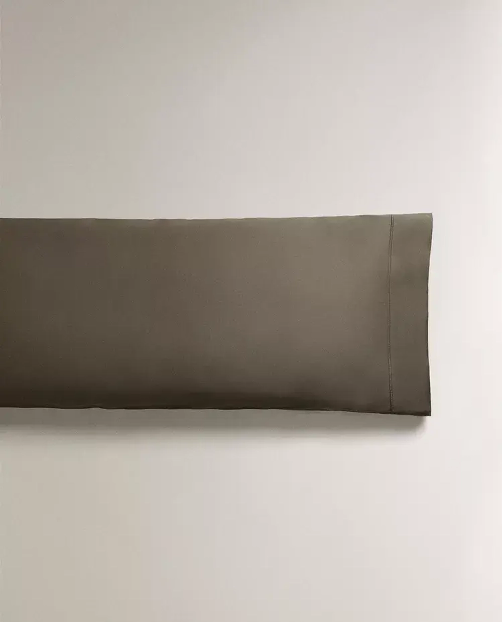 ZARA HOME (300 НИТЕЙ) НАВОЛОЧКА ИЗ ХЛОПКА, УГОЛЬНЫЙ