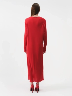 Платье миди из кашемира OLA OLA