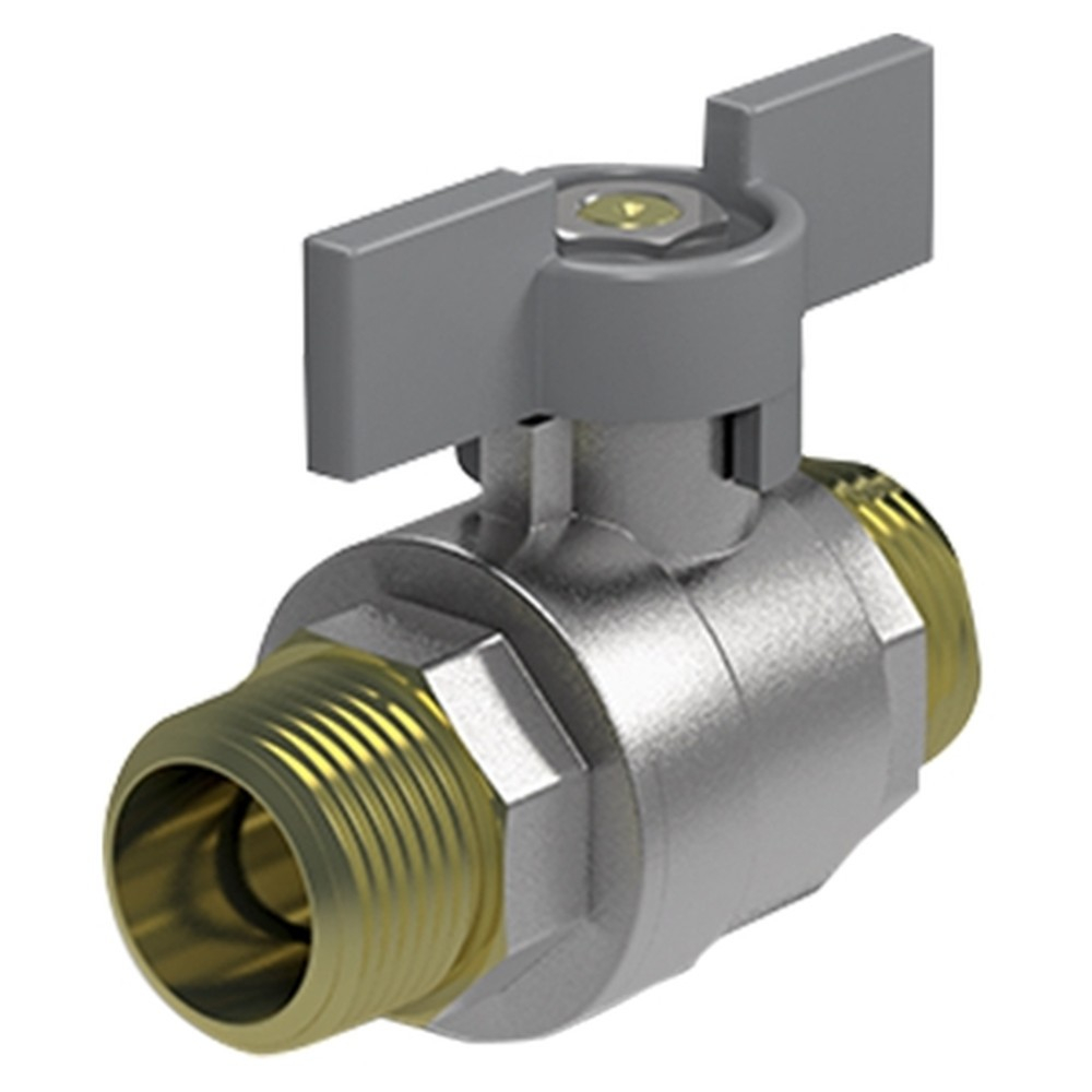 Кран шаровый Royal Thermo EXPERT TEFLON 1/2", НГ, бабочка