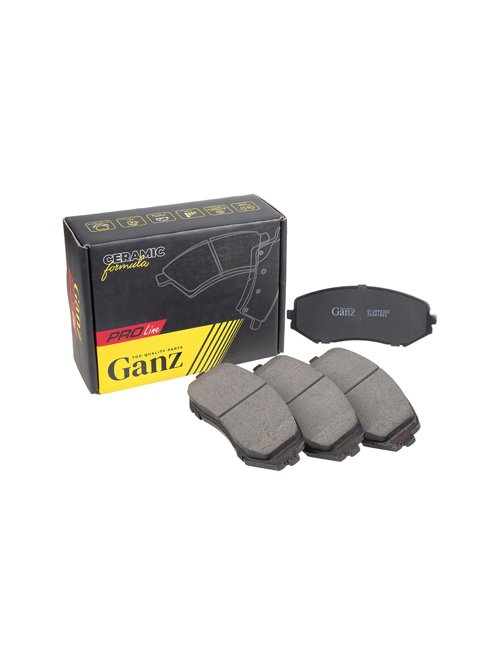 Колодки передние PRO-Line Ceramic SUZUKI Grand Vitara 05-> GANZ GIJ09030C