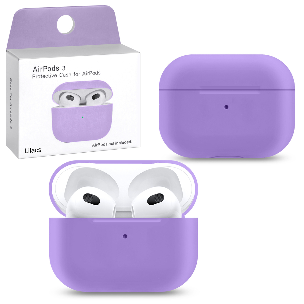 Чехол для AirPods 3 Slim Lilac