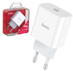 Сетевой адаптер питания HOCO C76A Plus PD 20W (белый)