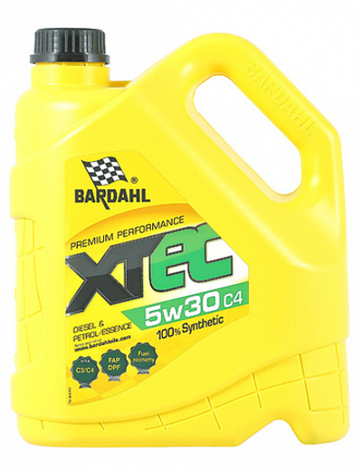BARDAHL XTEC C4 5W30 Масло моторное синтетическое 4L