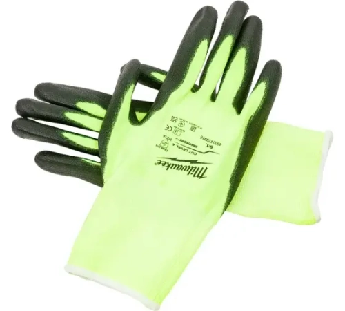 Перчатки сигнальные с уровнем сопротивления порезам 1, размер L/9