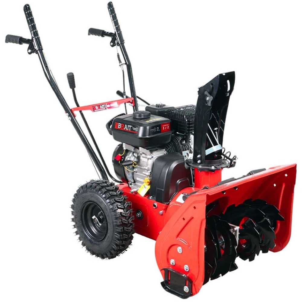 BRAIT BR-7056W бензиновый снегоуборщик 7 л.с, ковш 56 см, выброс 12 м, 5 вперед/2 назад 05.01.017.075