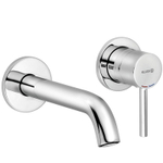 Смеситель для раковины KLUDI BOZZ однорычажный, внешняя монтажная часть, излив 170 мм, хром (382440576)