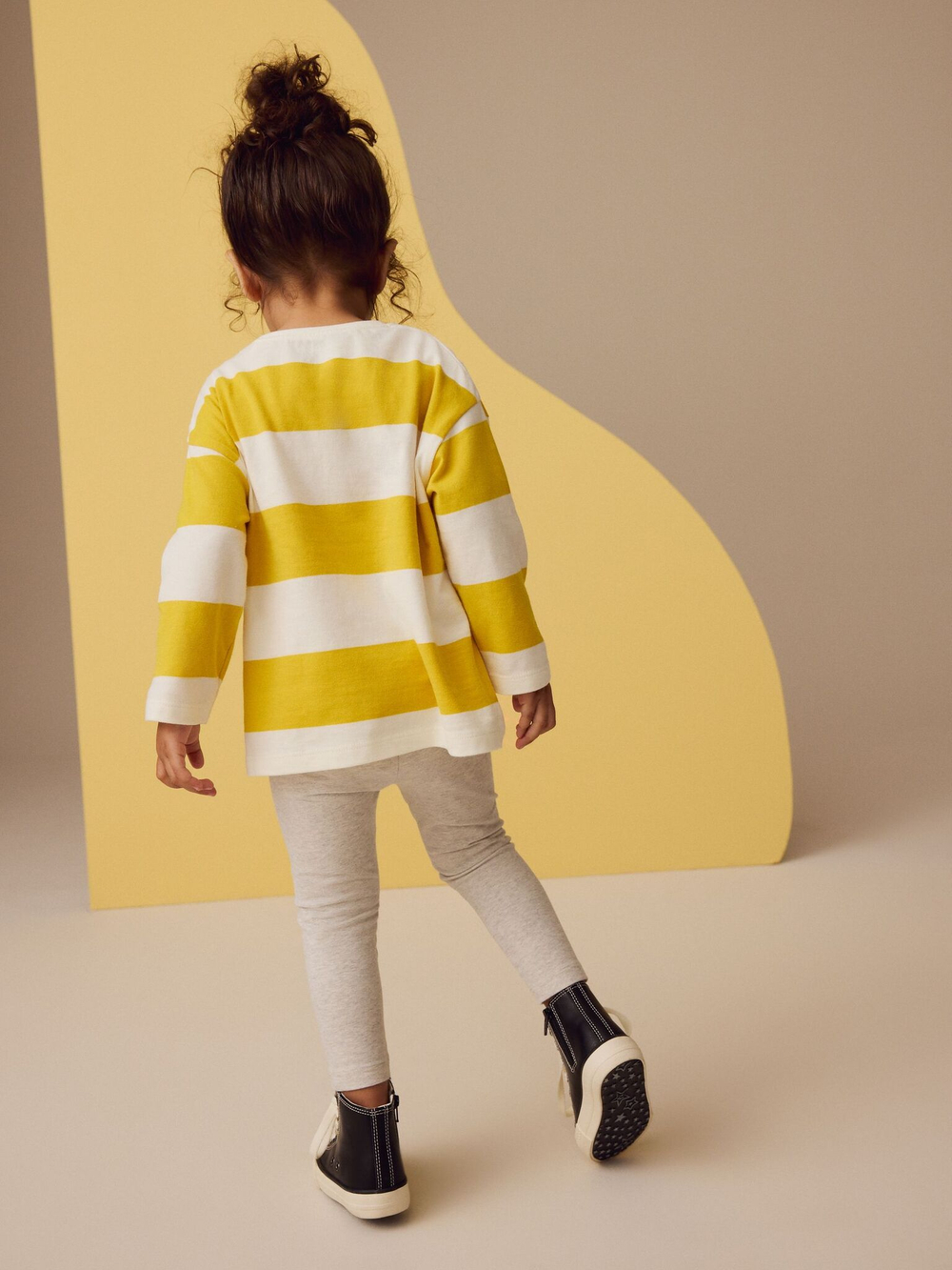 Легинсы с вышивкой для девочки Next E51-661, Серый