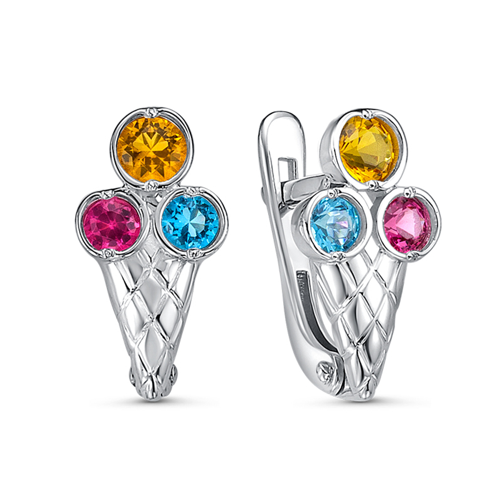Серьги из серебра 925 пробы