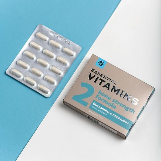 Витамины с кальцием Essential Vitamins