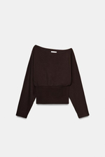 АСИМЕТРИЧНАЯ ХЛОПЧАТОБУМАЖНАЯ ТОЛСТОВКА - ZARA