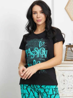 Пижама х/б бриджи+футболка УБФ0006