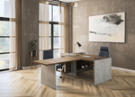 Шкаф для документов-гардероб комбинированный Wood&Stone