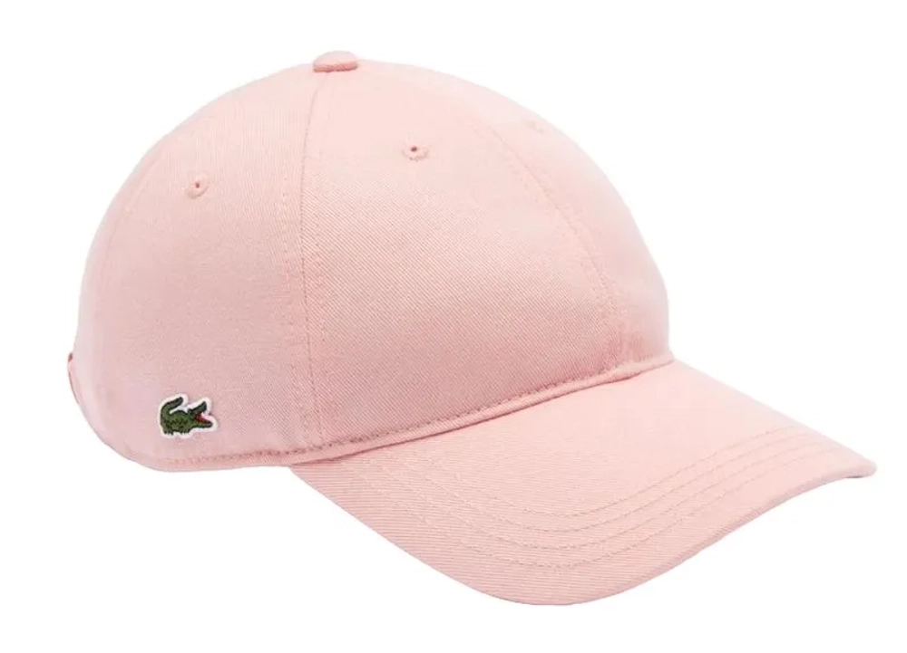 Теннисная кепка Lacoste Organic Cotton Twill - pink