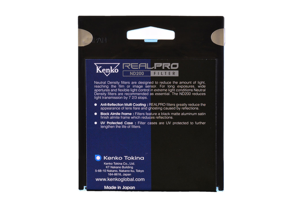 Нейтрально серый фильтр Kenko Realpro ND200 77mm