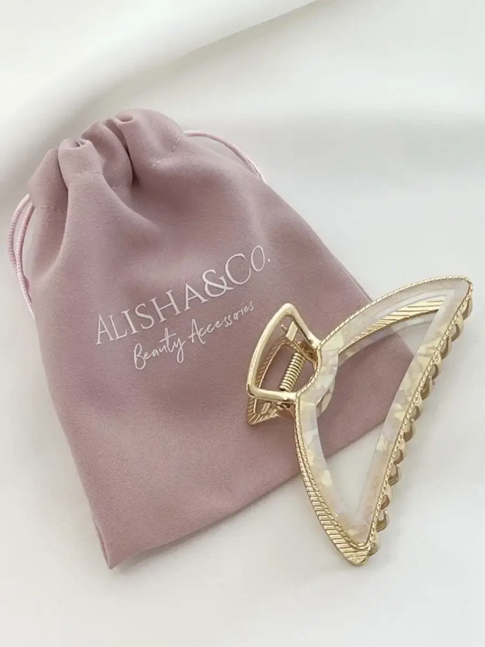 Аксессуар для волос Крабик средний металл Elegance