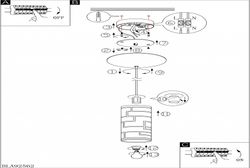 Подвесной светильник Eglo Bayman 92562