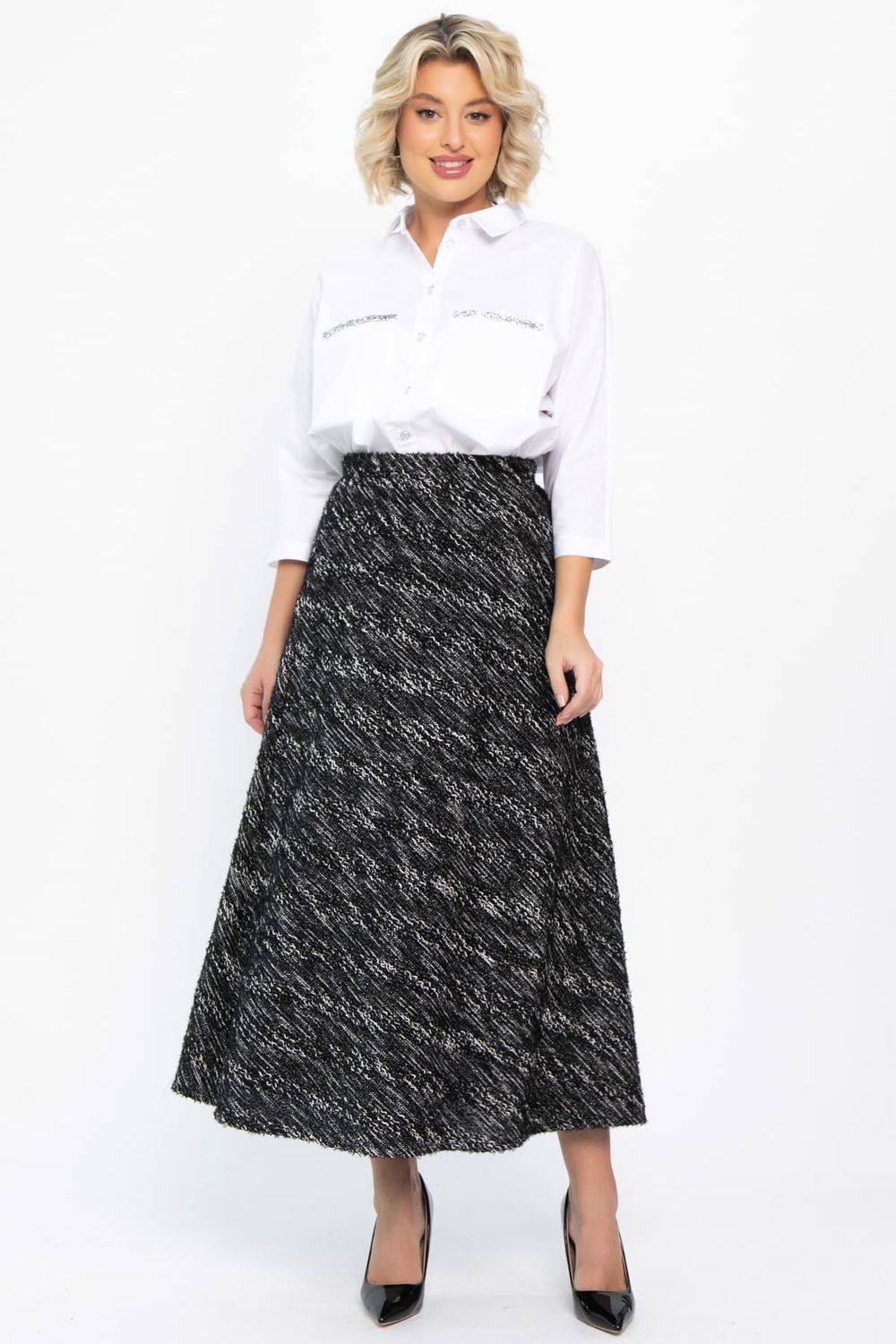 Юбка Рига (черная) Ю14771-10М LT Collection