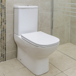 Унитаз-компакт Azario VARO 365х615х805 напольный, безободковый,с быстросъемным сиденьем Микролифт, дюропласт (AZ-2171-1)