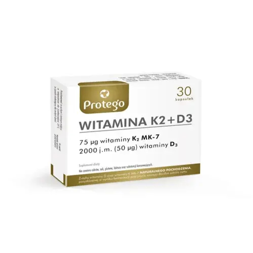 Протего Витамин K2+D3 - 30 капсул