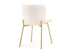 Стул на металлокаркасе Basket beige / gold