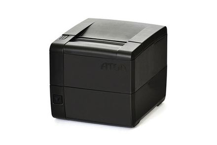 Онлайн-касса ККТ АТОЛ 25Ф. Черный. USB. RS-232. Ethernet. 5.0