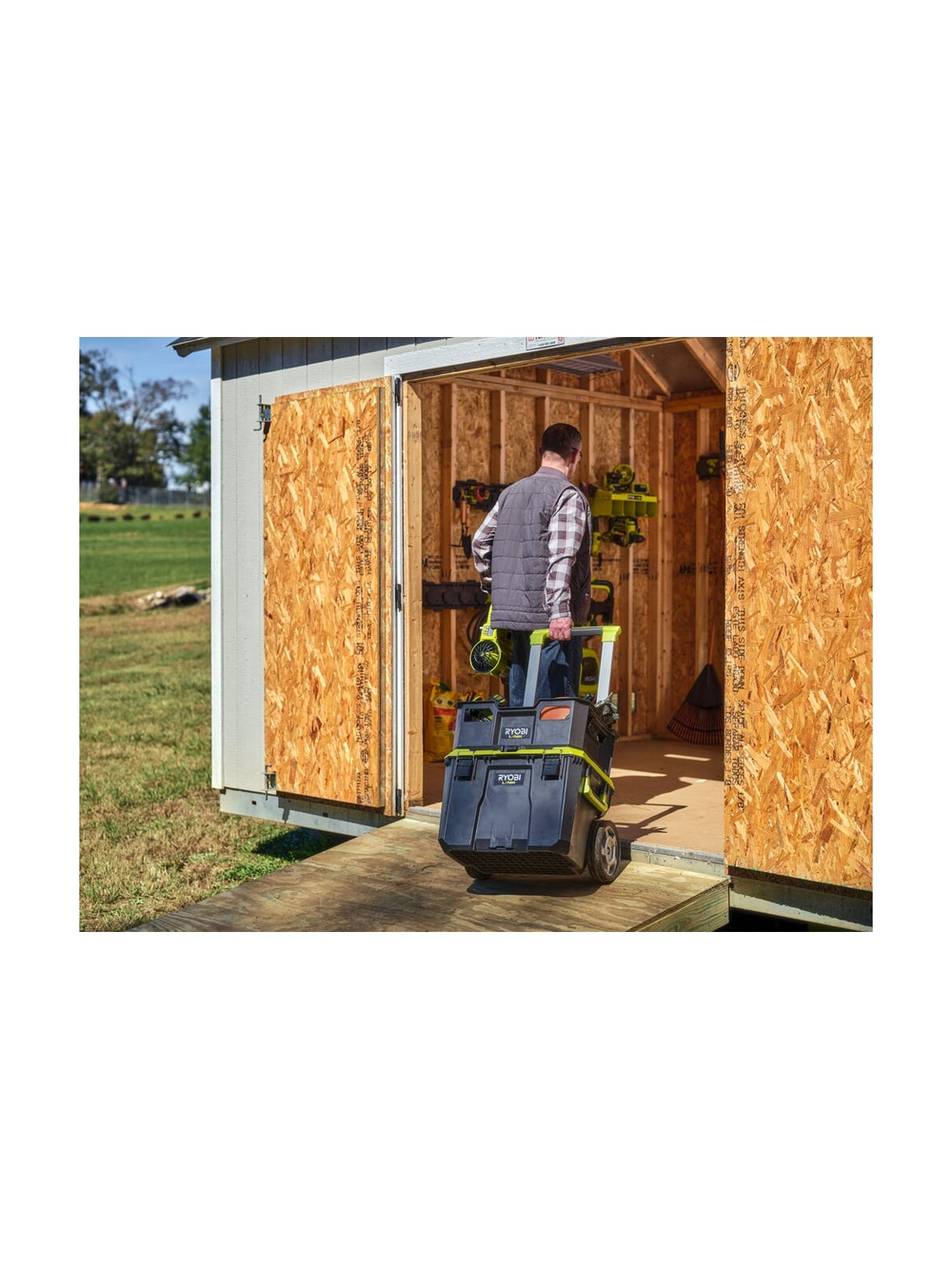 Большой ящик с колесами Ryobi Link RSL201 5132006074