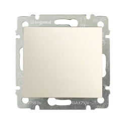 77 4301 Выключатель 1 клавишный слоновая кость