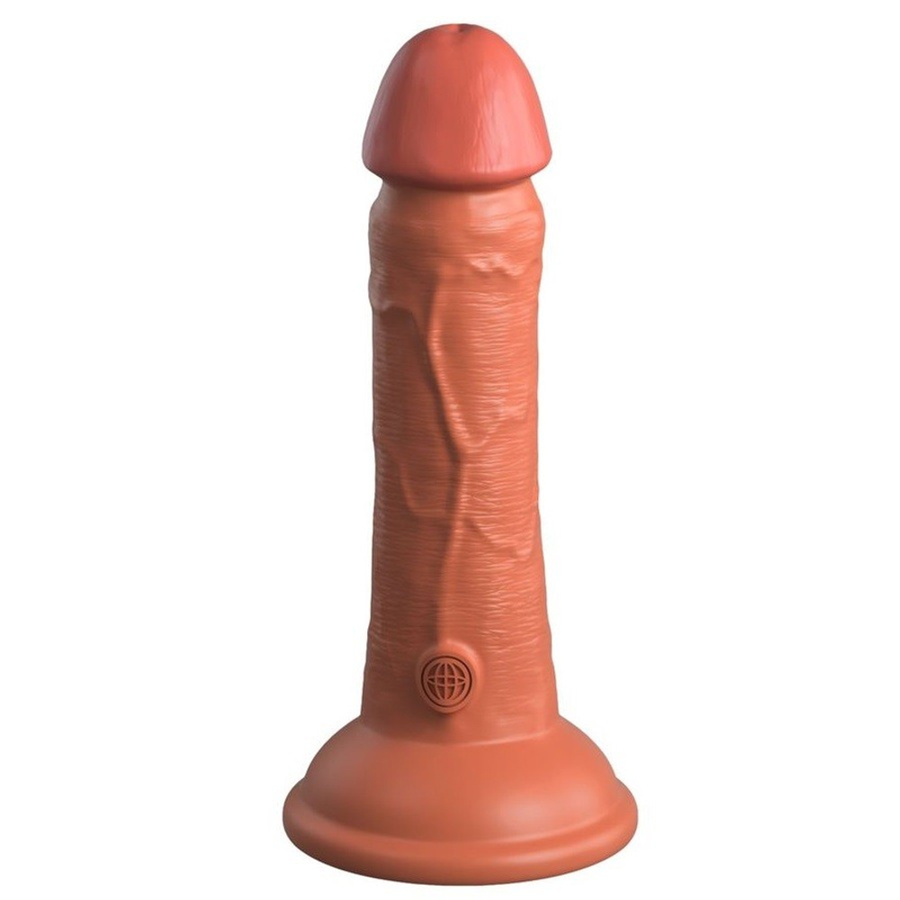 Вибратор King Cock Elite Dual Density реалистик, 15 см