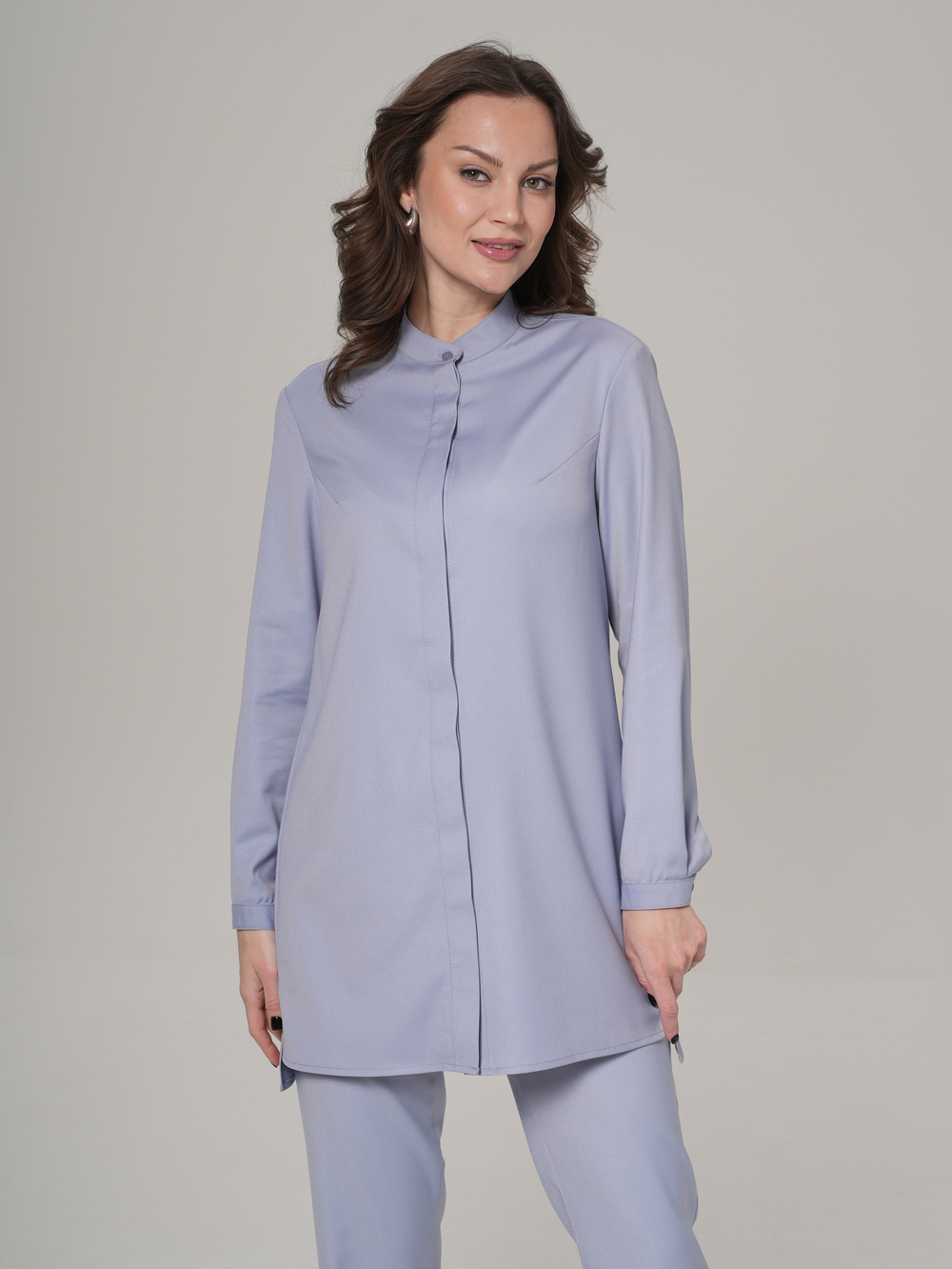 Блуза медицинская женская | Бл-1021/2 б статус премиум