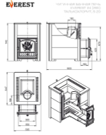 Печь для бани Эверест 24 (280) Талькохлорит,S-20