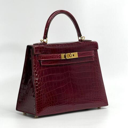 Сумка Hermes из кожи крокодила 28 см