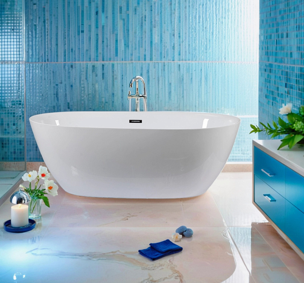 Ванна акриловая Loranto 170х82 отдельностоящая (CS-14-170)