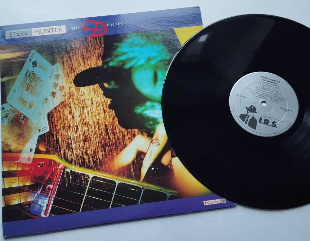 Винтажная виниловая пластинка LP Steve Hunter The Deacon (USA 1988)