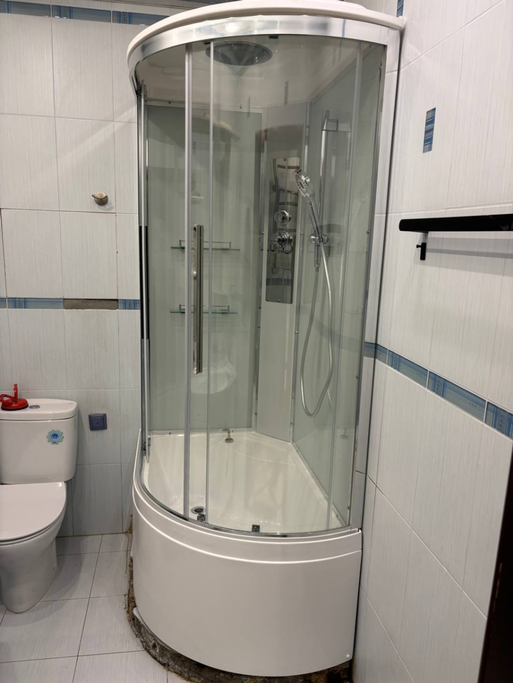 Душевая кабина AvaCan (АваКан) EM5812LT с высоким поддоном, 120х80х220