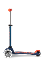 Самокат Mini Micro Deluxe LED Темно-синий