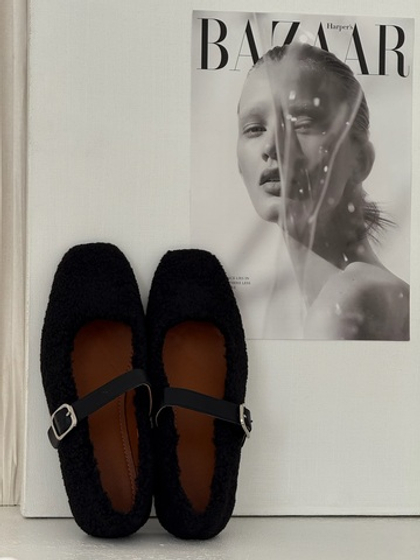 Балетки шерпа