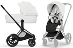 Коляска Cybex Priam V Matt Black Style Collection 2 в 1 Off White