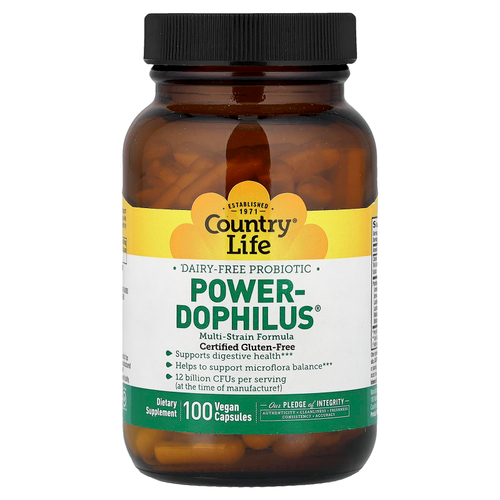 Country Life, Power-Dophilus®, 100 веганских капсул