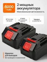 Гайковерт аккумуляторный ударный бесщеточный мощный