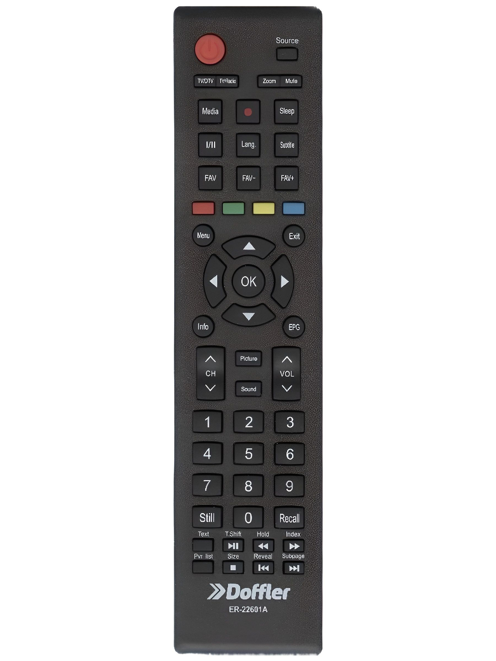 Пульт Doffler ER-22601A оригинальный DEXP / Hisense
